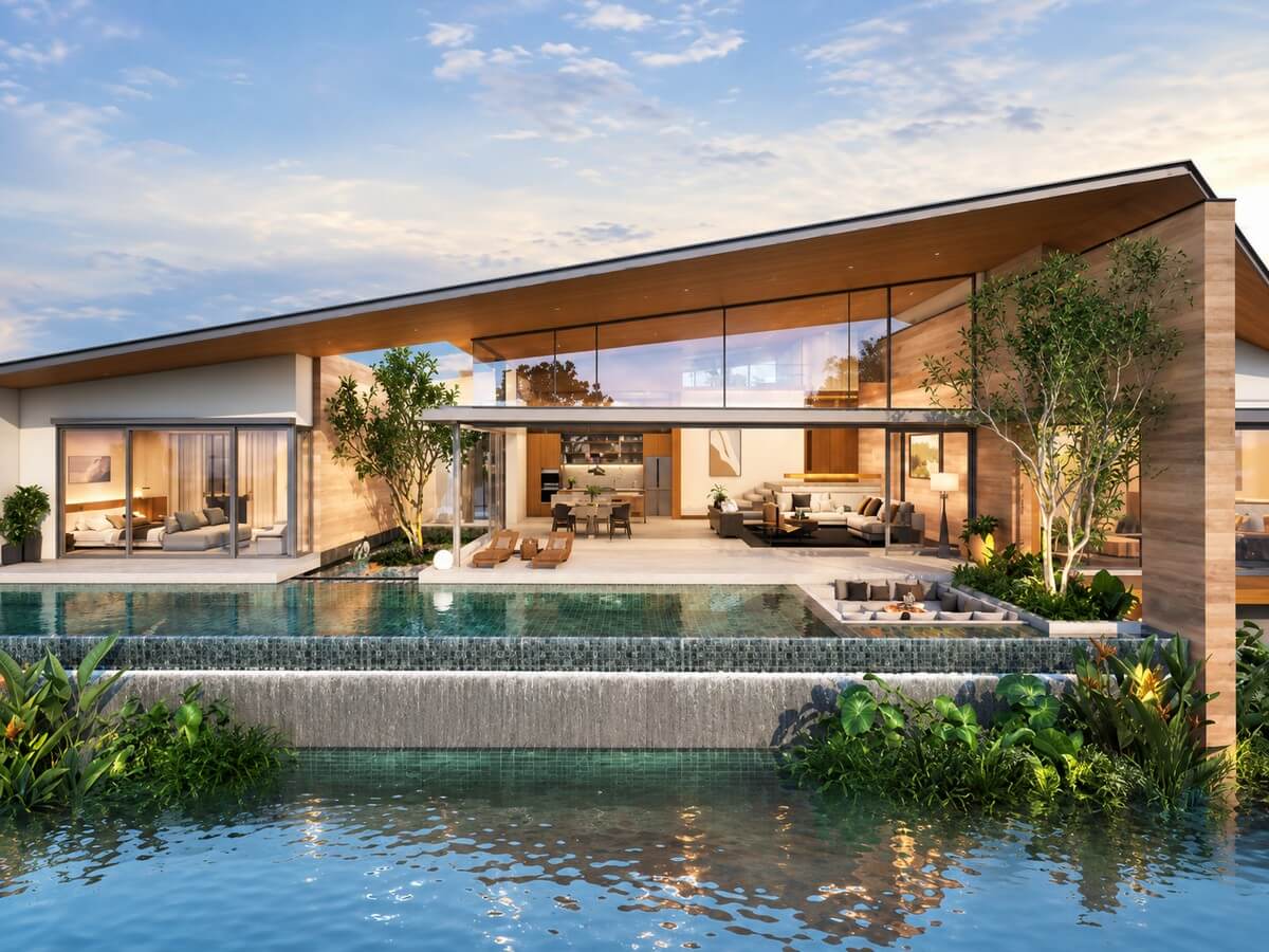 Luxury Lakeside Private Pool Villas for Sale – SPD276